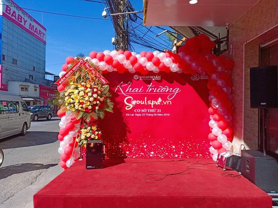 Tổ chức sự kiện khai trương seoul spa