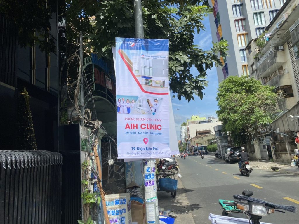Dịch vụ treo băng rôn quảng cáo giá rẻ tại quận 7 Treo băng rôn quảng cáo quận 6 cho phòng khám